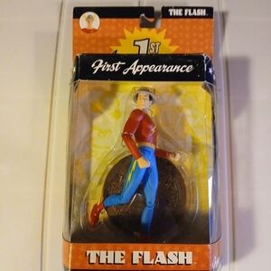 DC Comics The Flash Action Figure - Red, Blue, Yellow 1st Appearance First